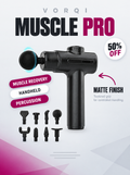 VORQI Muscle Pro – Electric Massage Gun with 8 Massage Heads