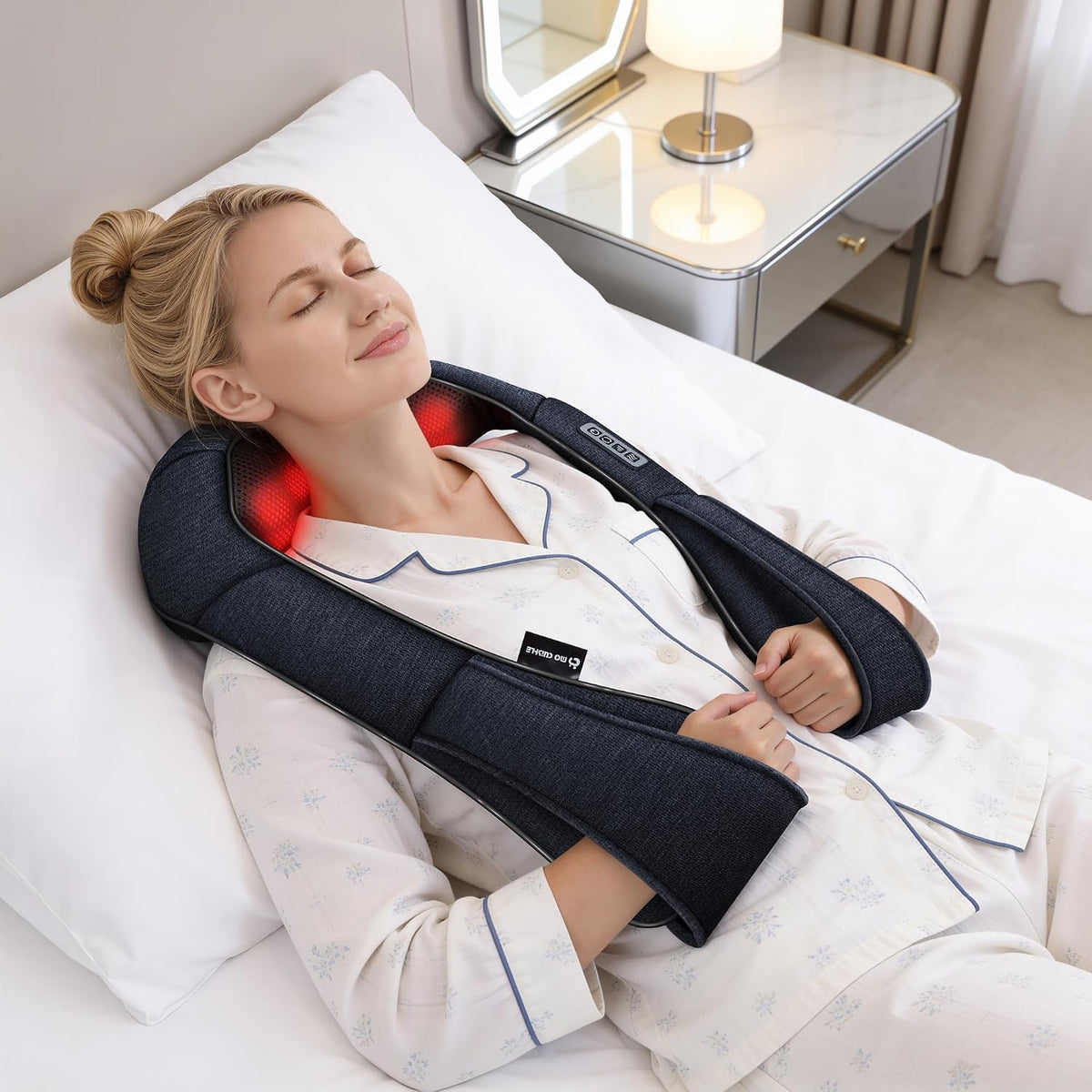 Women Men Gifts, Shiatsu Back Shoulder & Neck Massager with Heat