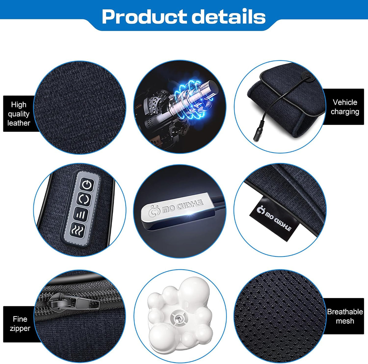 Women Men Gifts, Shiatsu Back Shoulder & Neck Massager with Heat